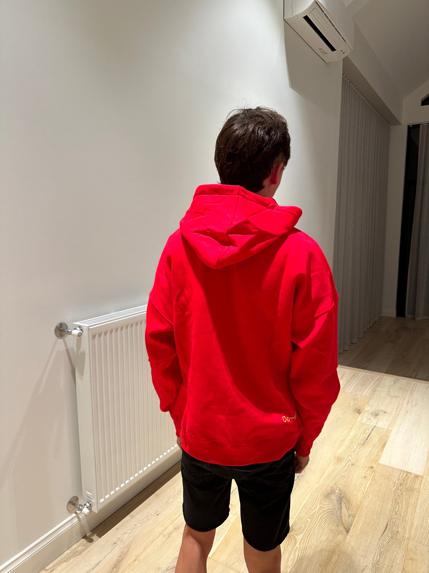 Co-ed Sweat Club Hoody - Red Hoodies