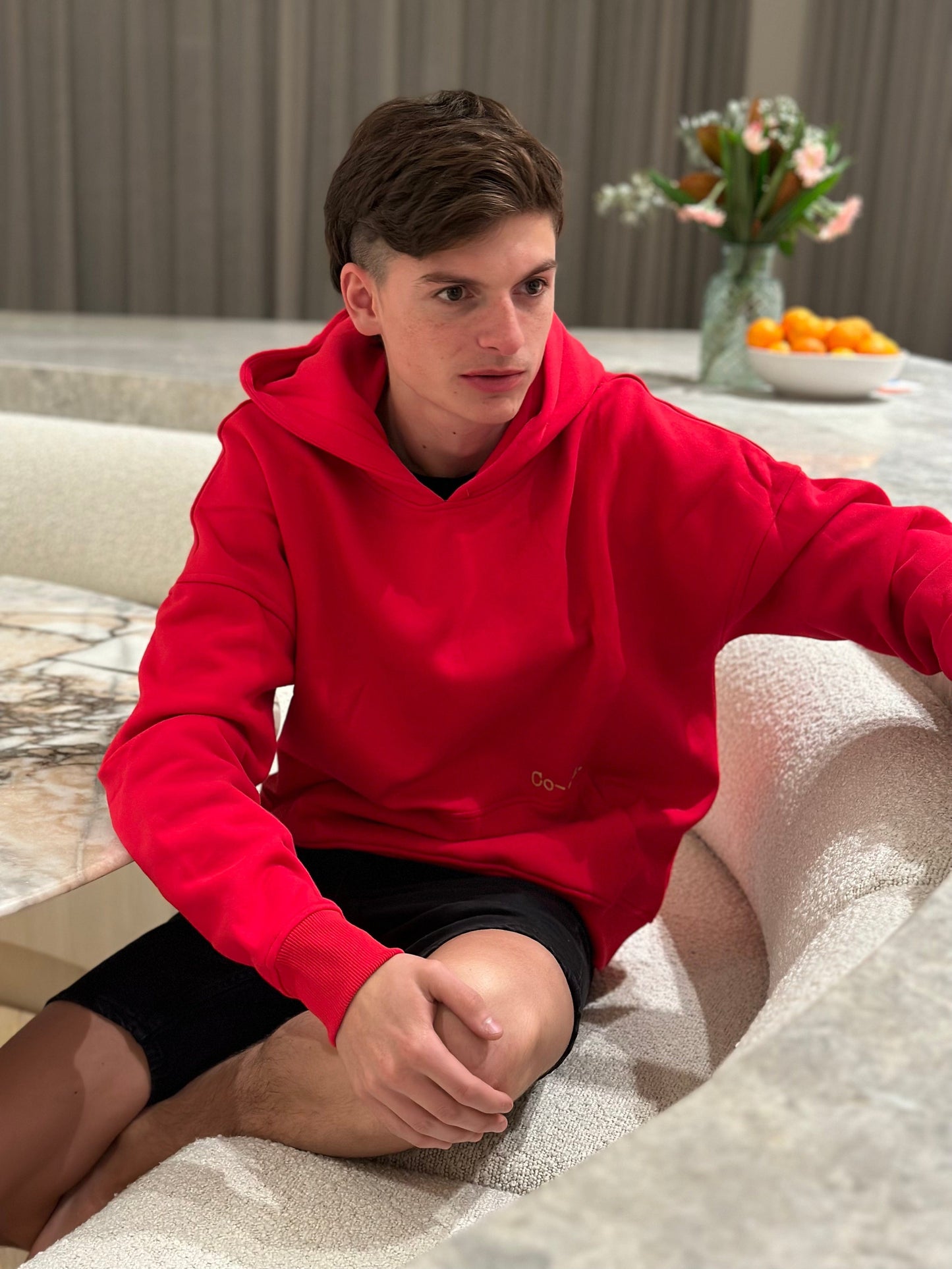 Co-ed Sweat Club Hoody - Red Hoodies