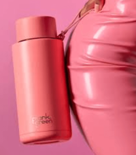 Frank Green Limited Edition Sweet Peach Ceramic Reusable Bottle - 34oz/1000ml Drink Bottles