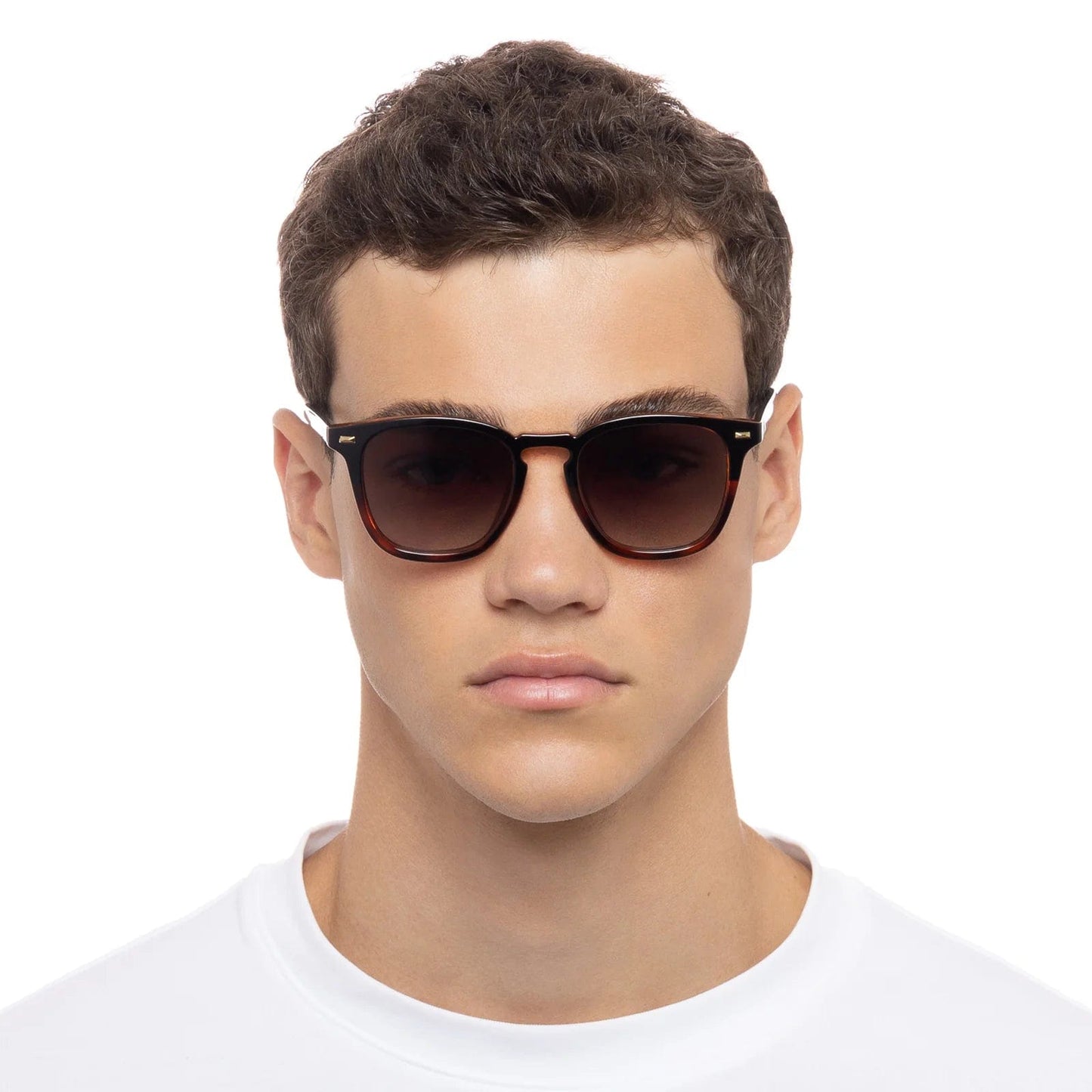 Le Specs No Biggie Black Tort Sunglasses