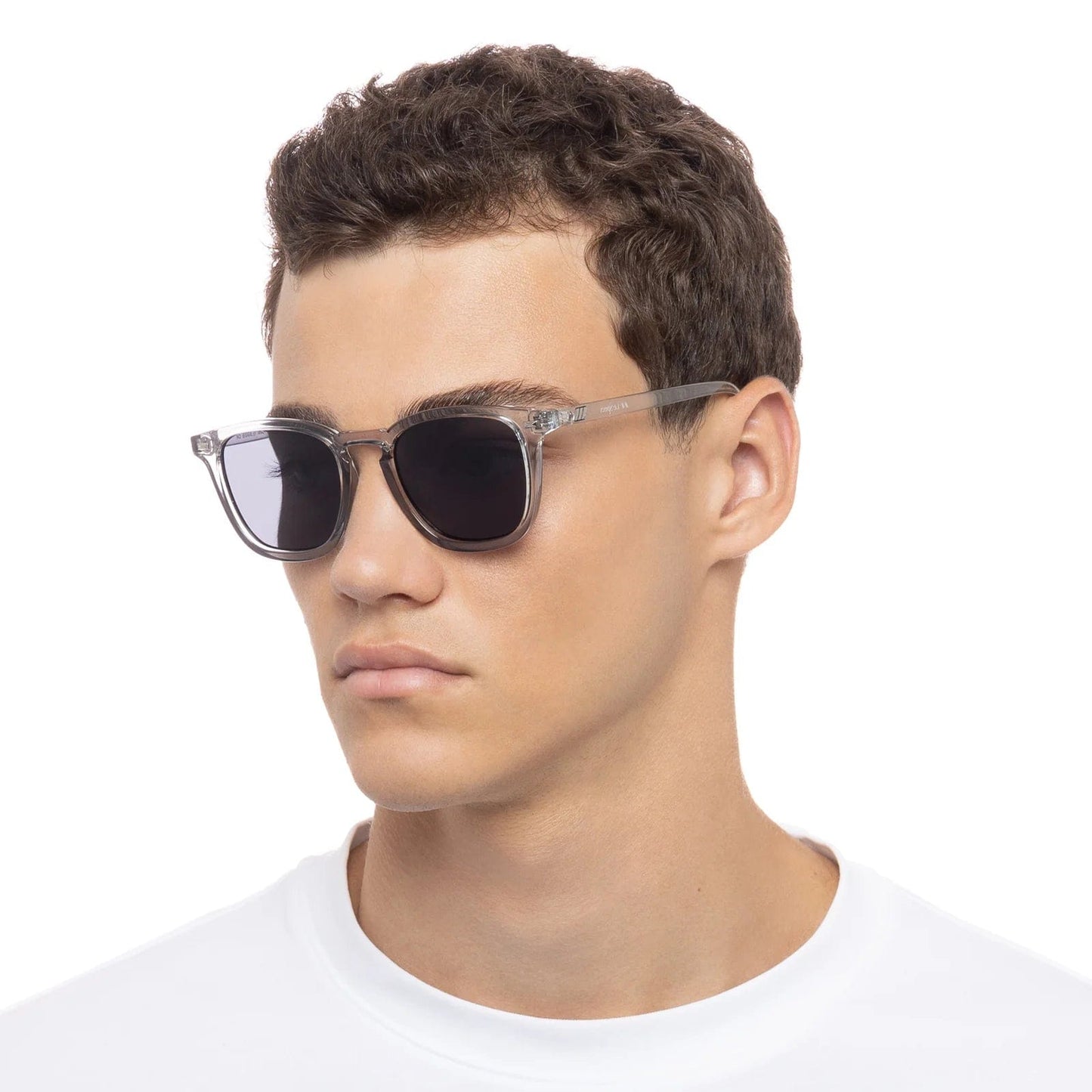 Le Specs No Biggie Pewter-Smoke Sunglasses