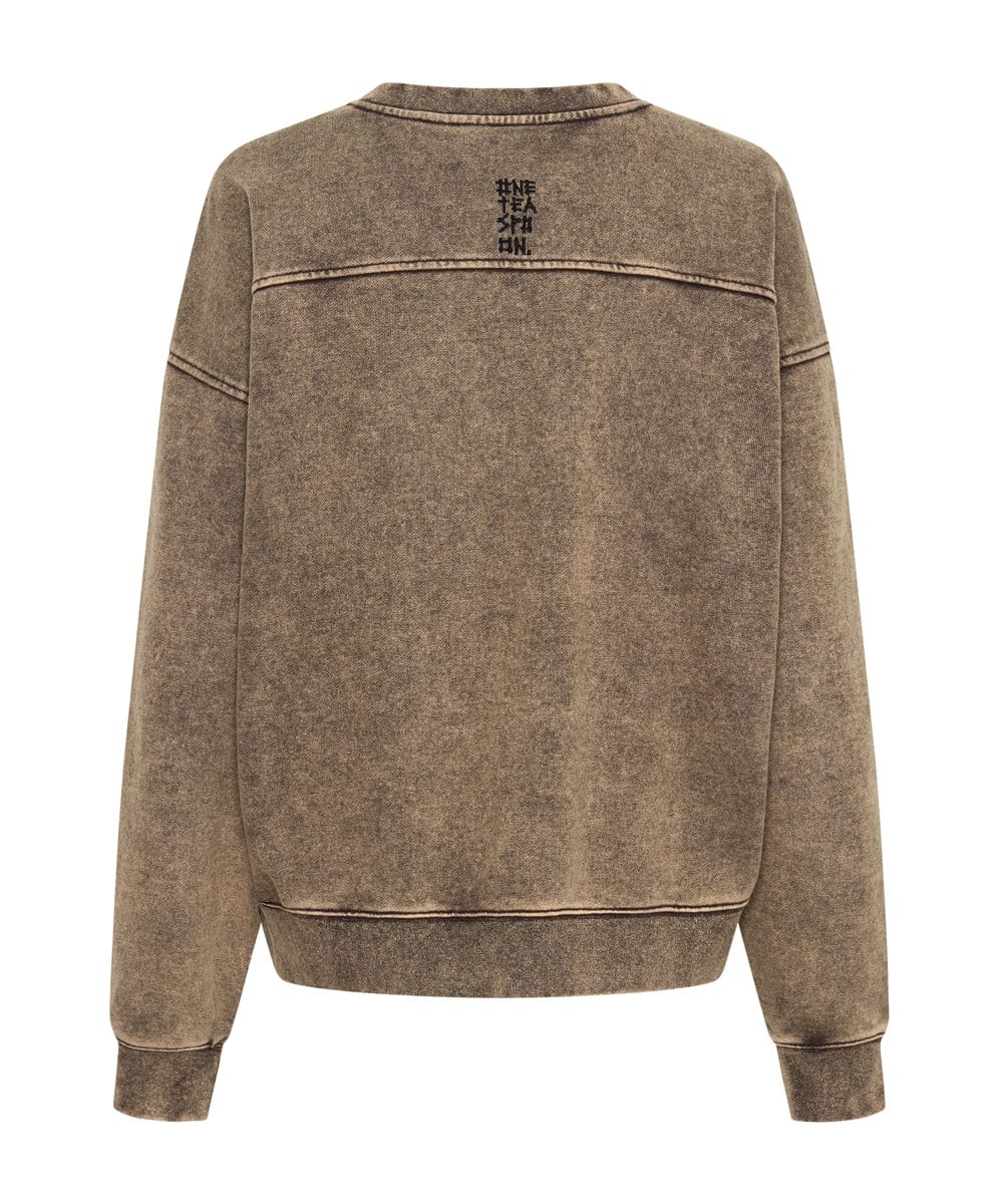 One Teaspoon Rust Bower Bird Retro Sweater Sweaters
