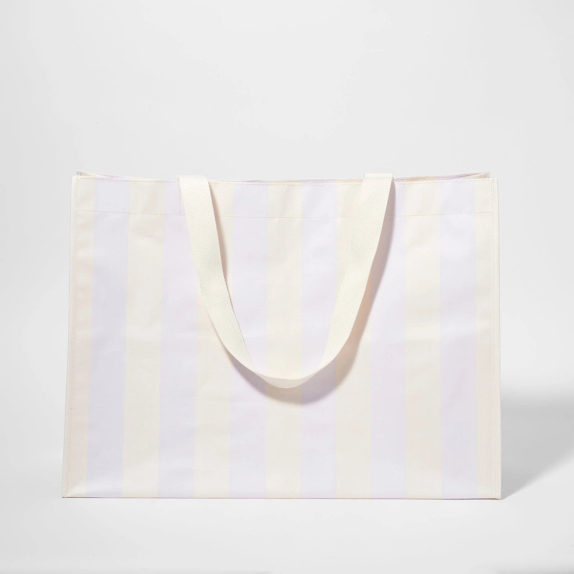 SUNNYLiFE Carryall Beach Bag - Rio Sun Pastel Lilac Stripe Beach Bag
