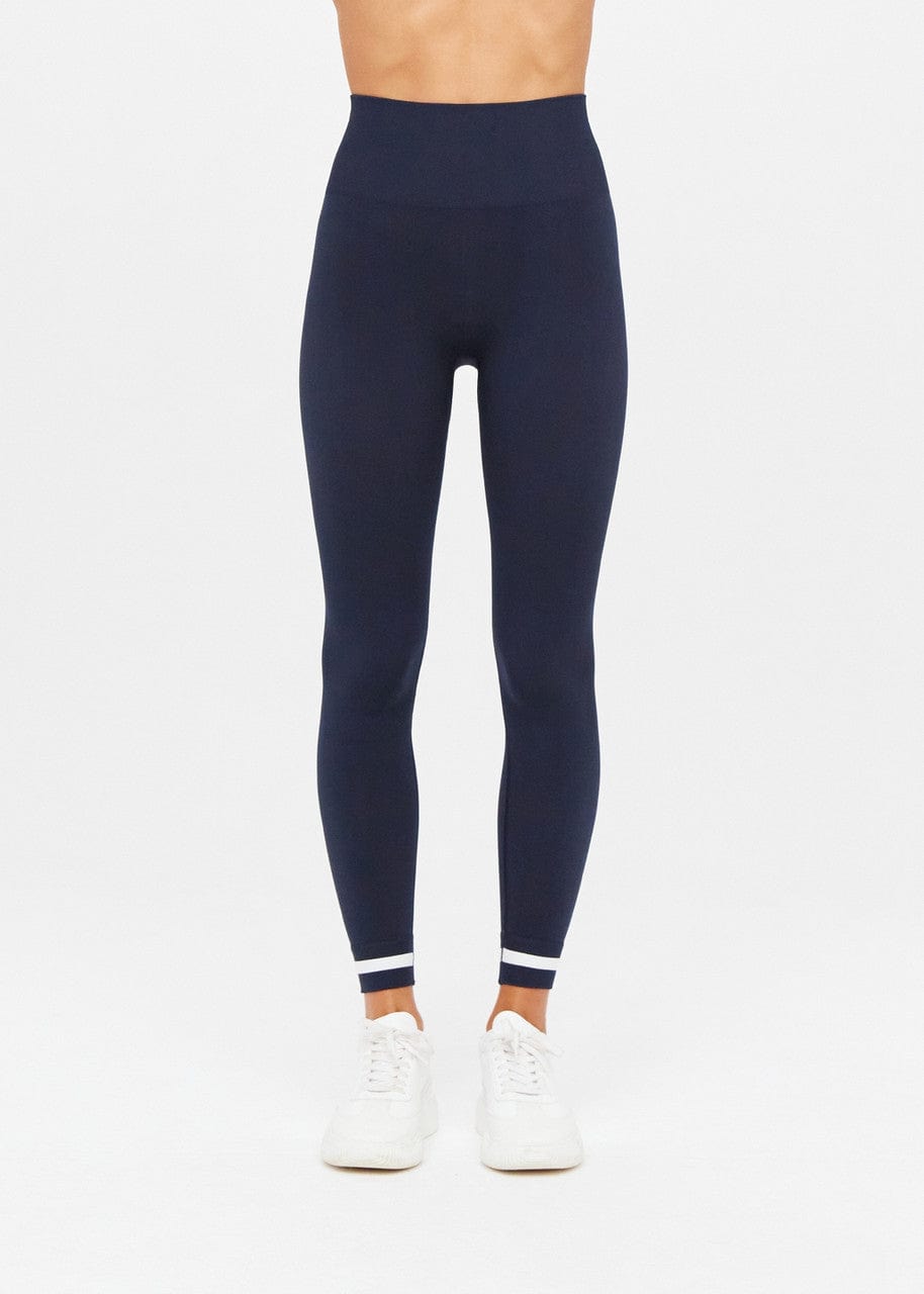 The Upside Form Seamless 25in Midi Pant in Navy Leggings