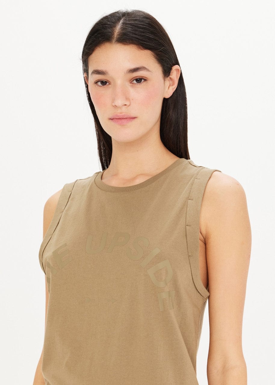 The Upside Jeet Tank - Olive Muscle Tanks