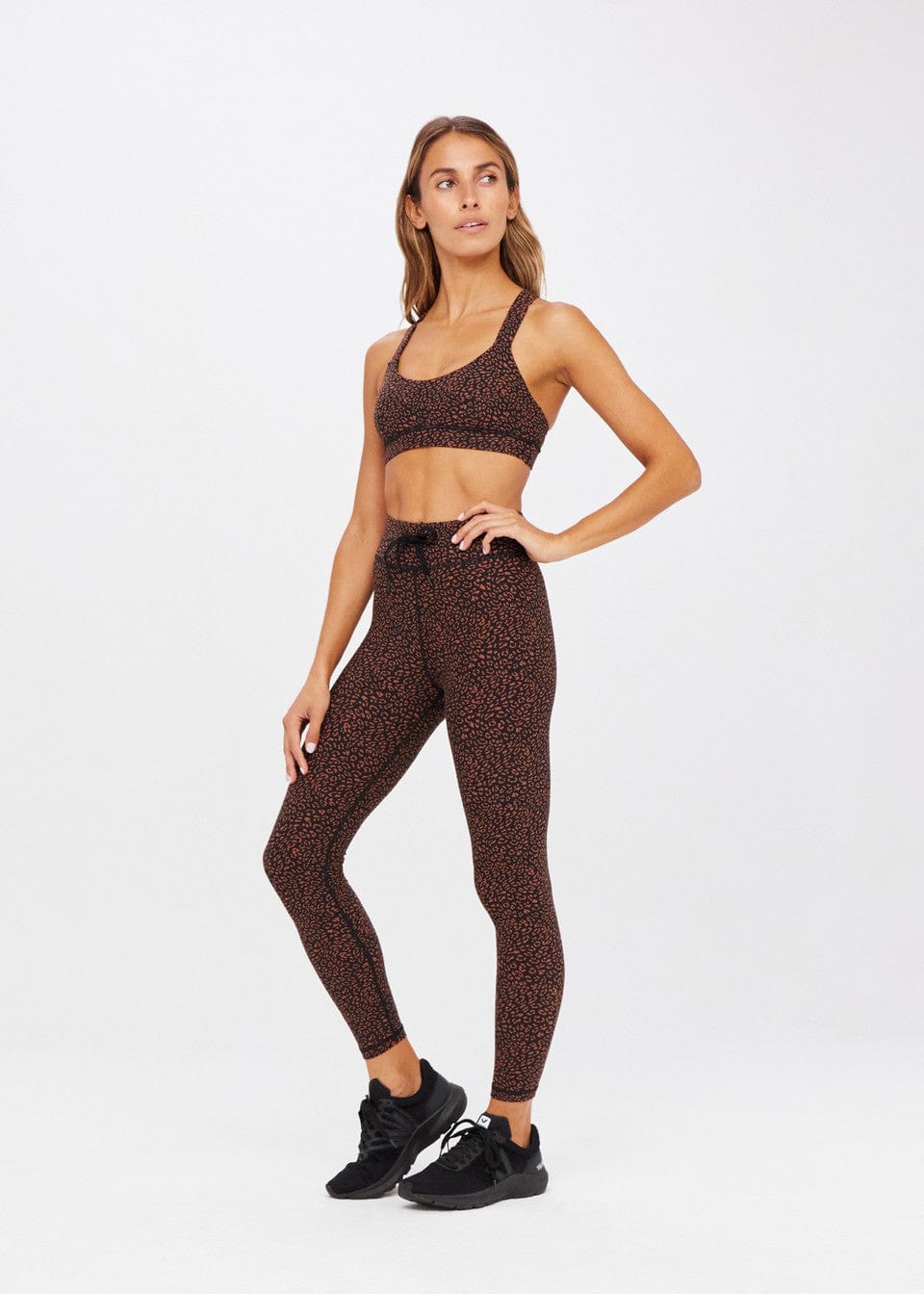 The Upside Leo Midi Pant in Leopard Leggings