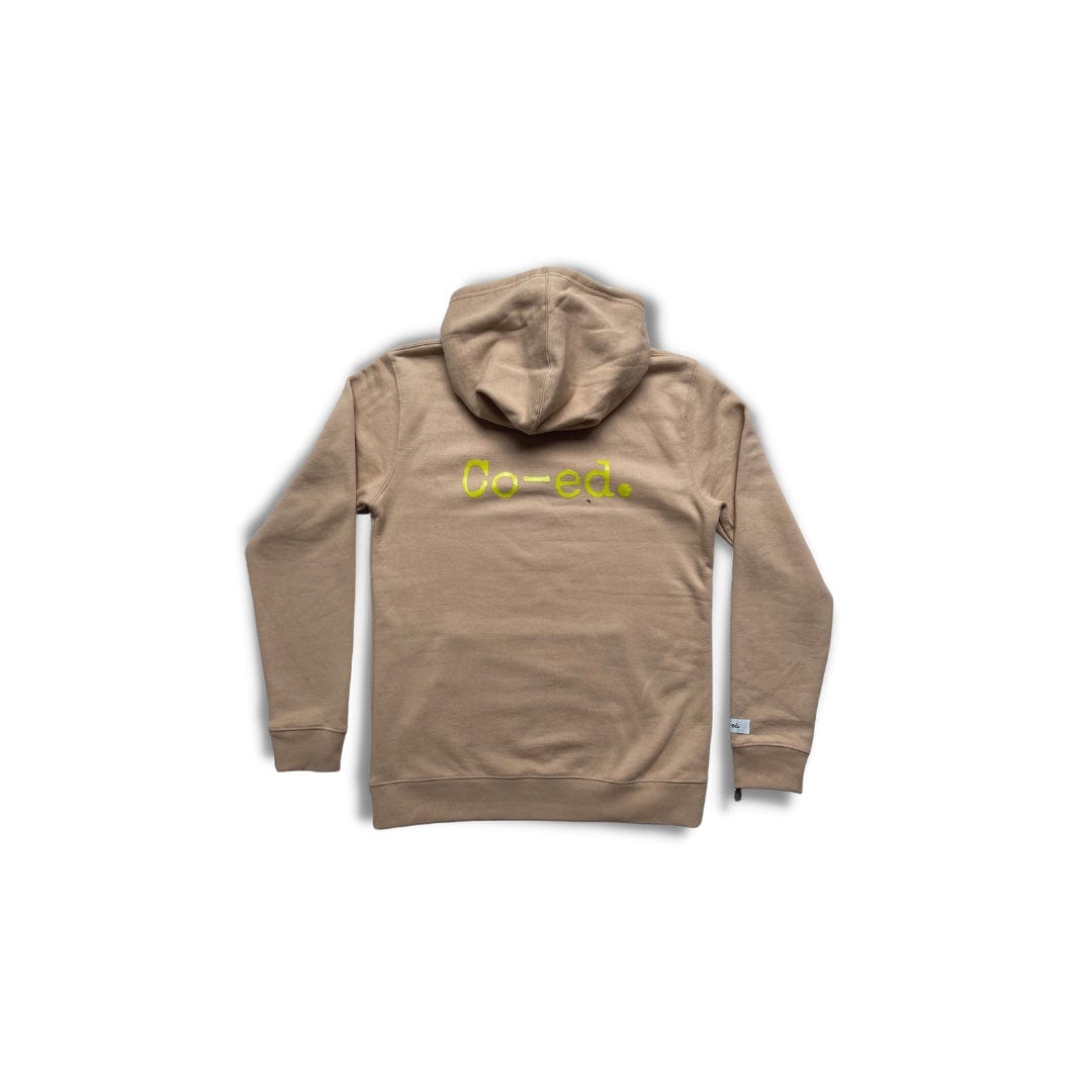 Co-ed Sweat Club Standard Hoody - Tan Hoodies