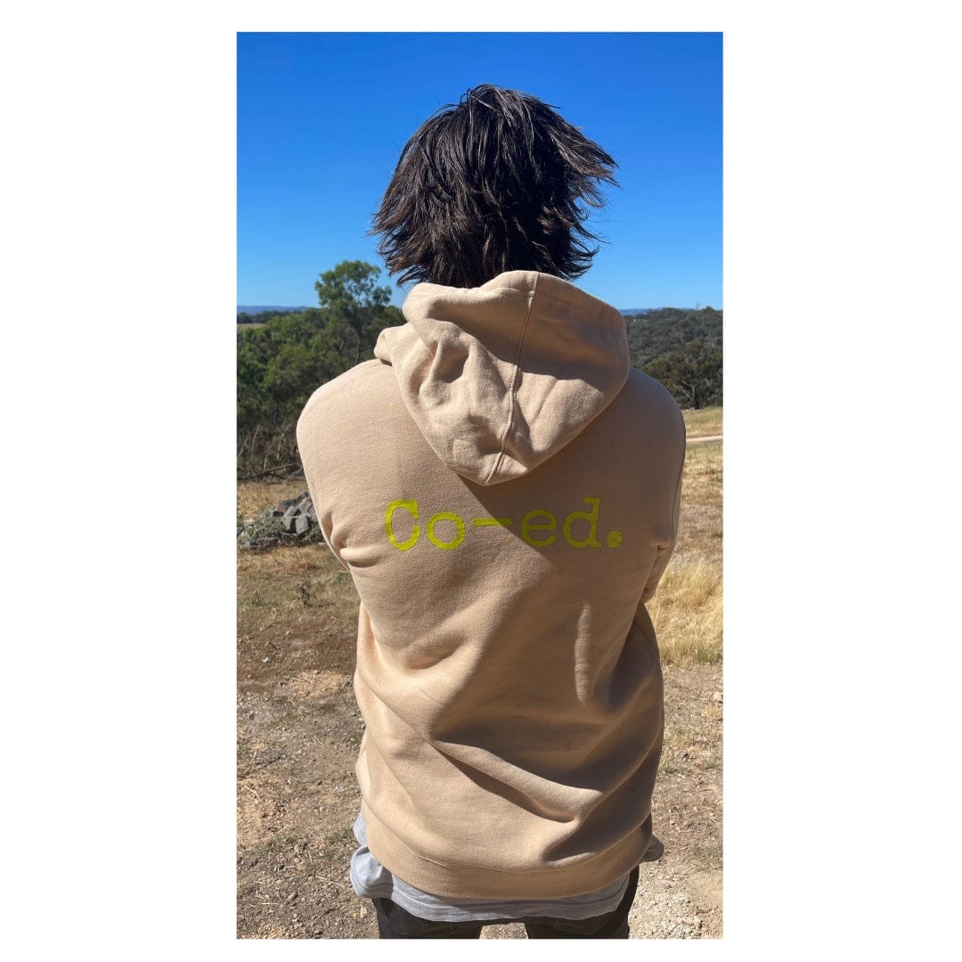 Co-ed Sweat Club Standard Hoody - Tan Hoodies