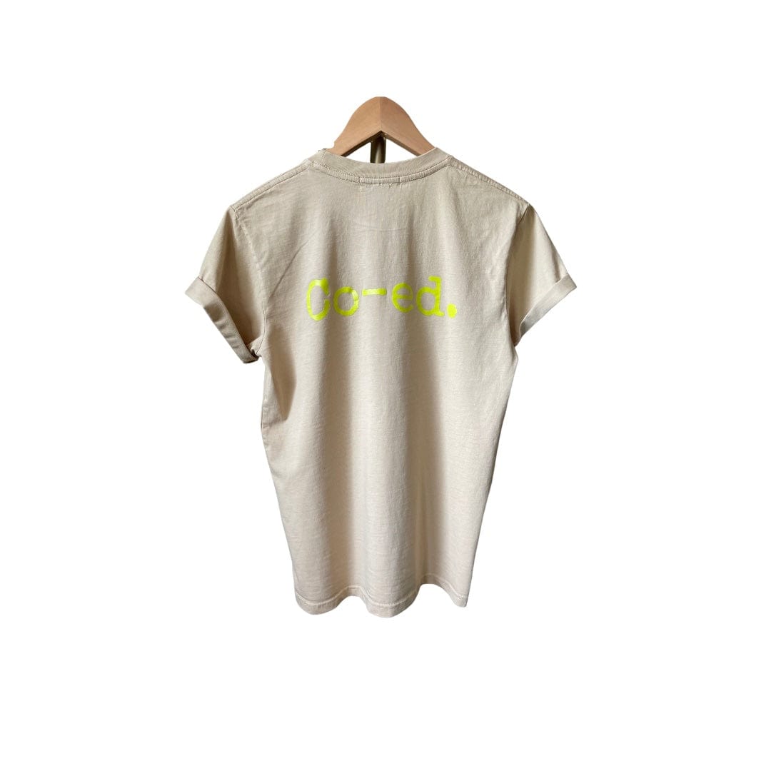 Co-ed Sweat Club Standard Tee - Tan T-Shirts