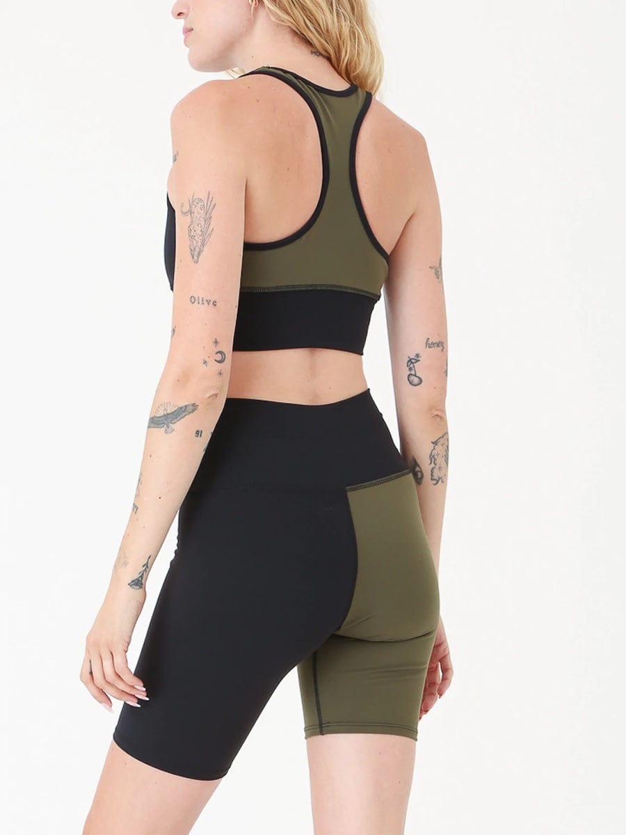 Electric and Rose Cali Biker - Army/Onyx Bike Shorts