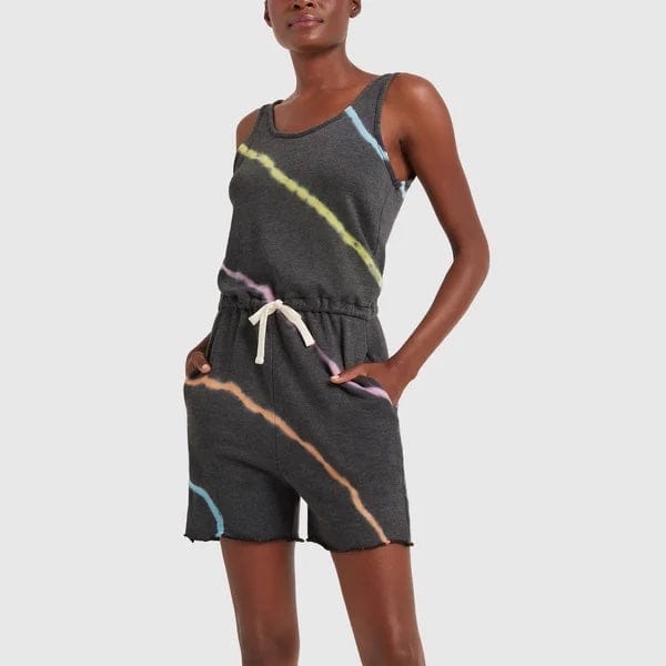 Electric and Rose Lucille Romper - Halo Onyx/Multi Jumpsuits