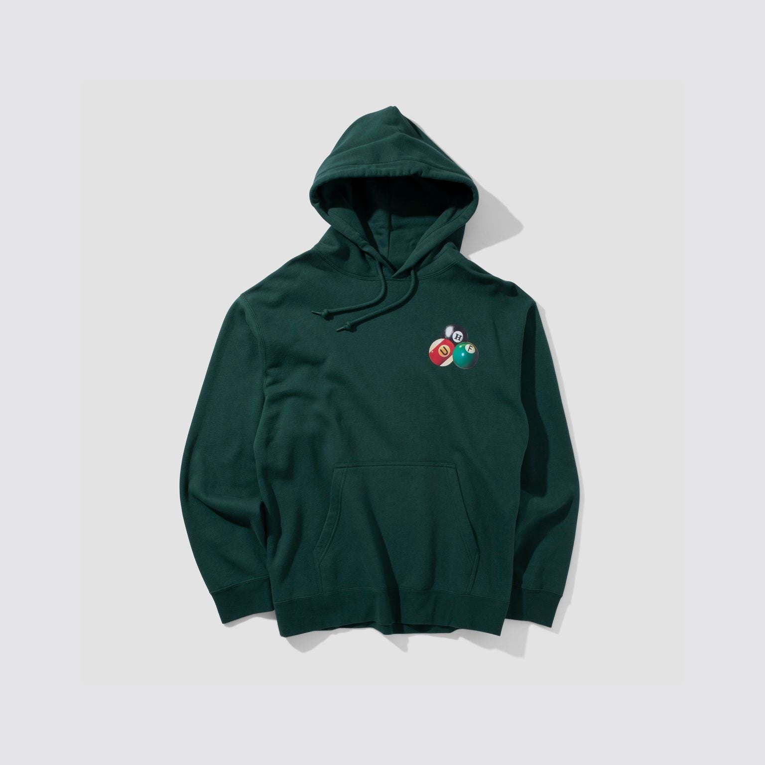 HUF Dirty Pool Pullover Hoodie - Forest Green Hoodies