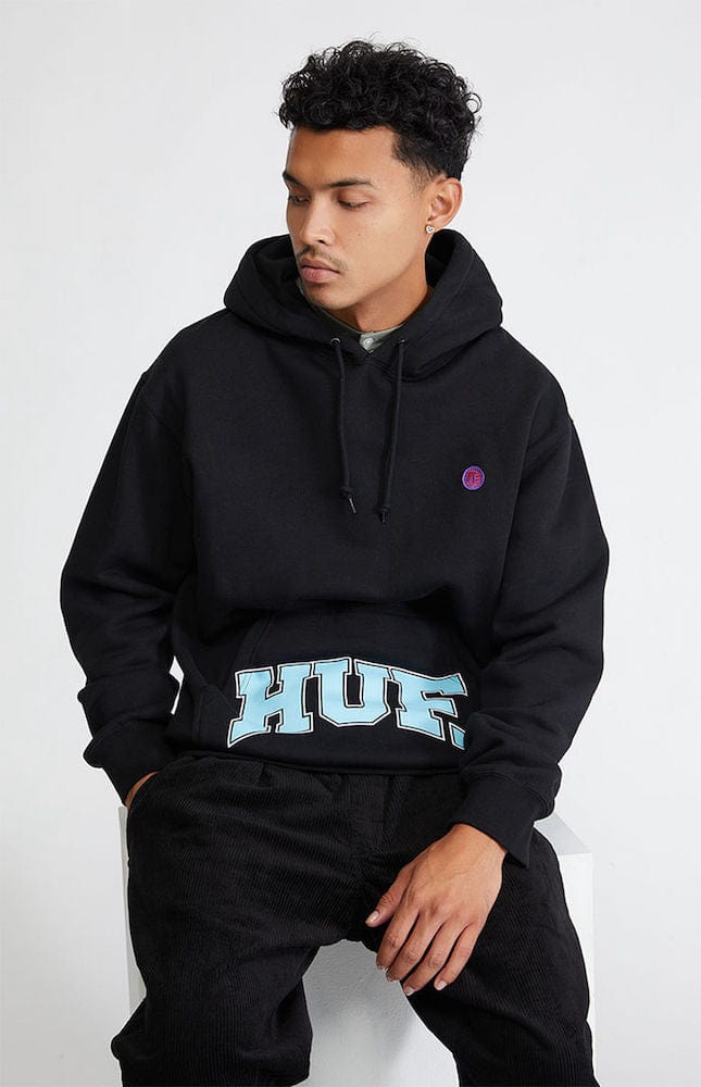HUF Draft Pick Pullover Hoodie - Black Hoodies