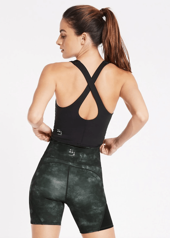 Nimble Activewear Double Down Tank - Black Tanks