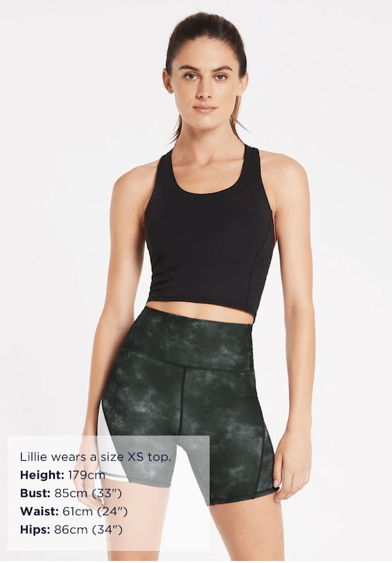 Nimble Activewear Double Down Tank - Black Tanks