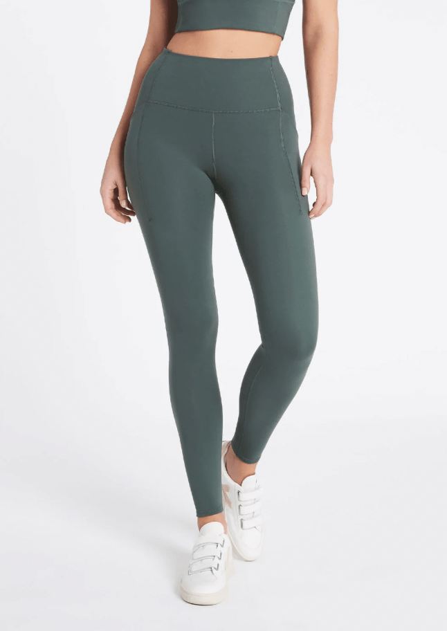 Nimble Activewear Walk Along Long Legging Cosy - Deep Jade Leggings