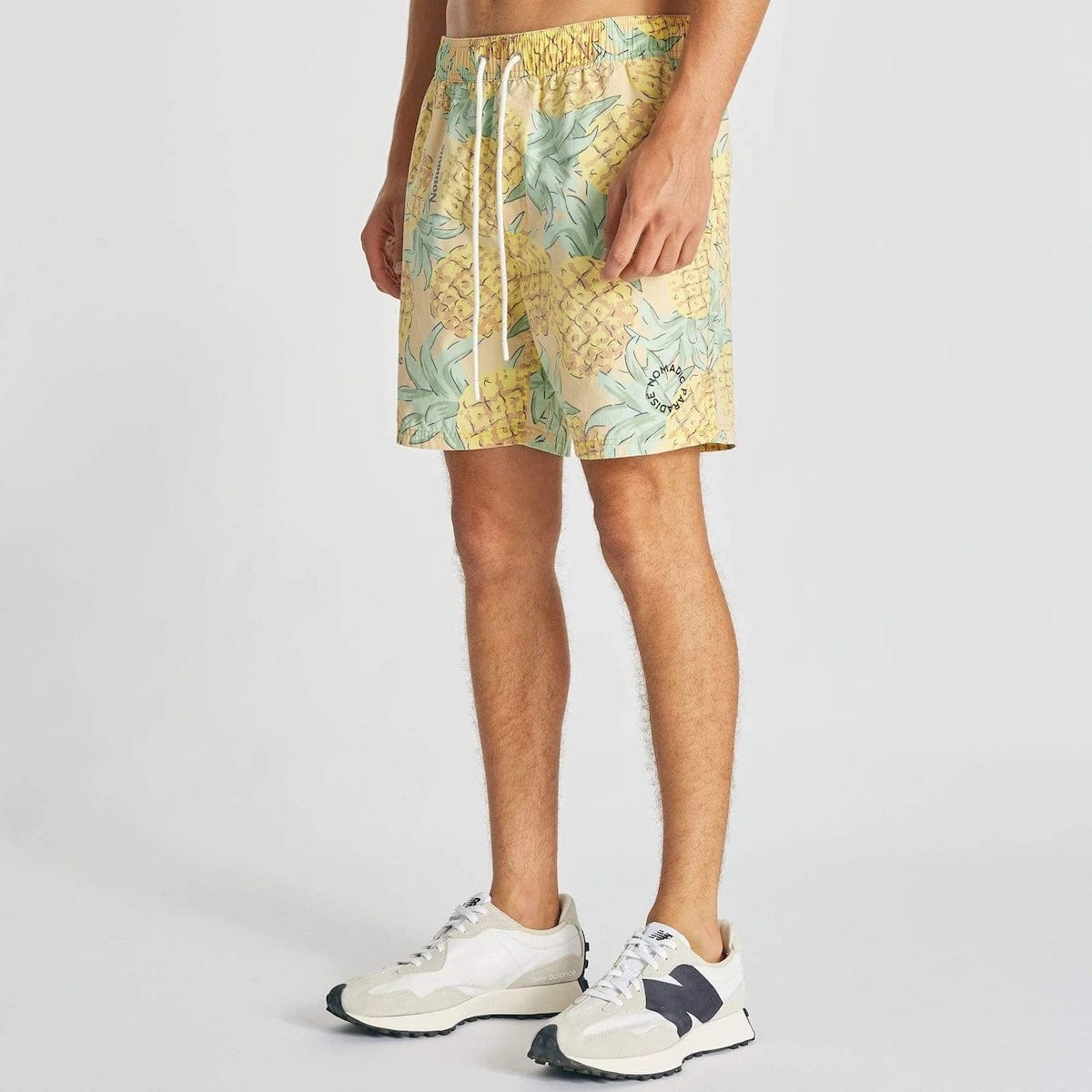 Nomadic Paradise Surfs Up Beach Short Shorts - Mens