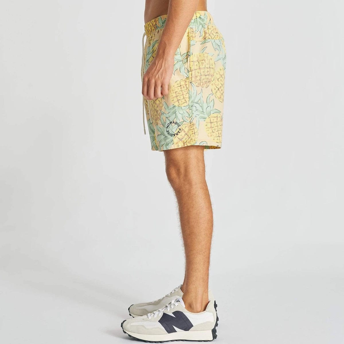 Nomadic Paradise Surfs Up Beach Short Shorts - Mens