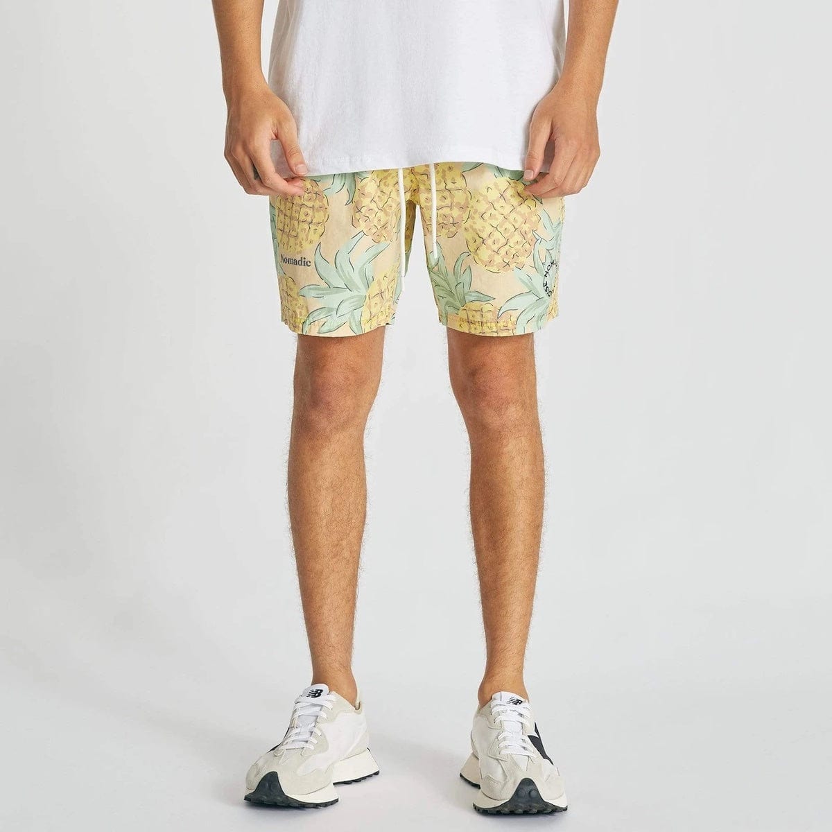 Nomadic Paradise Surfs Up Beach Short Shorts - Mens