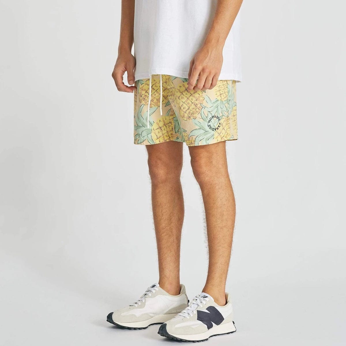 Nomadic Paradise Surfs Up Beach Short Shorts - Mens