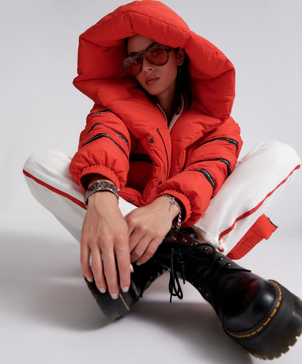 One Teaspoon Addicted Puffa Jacket - Red Jackets - Womens