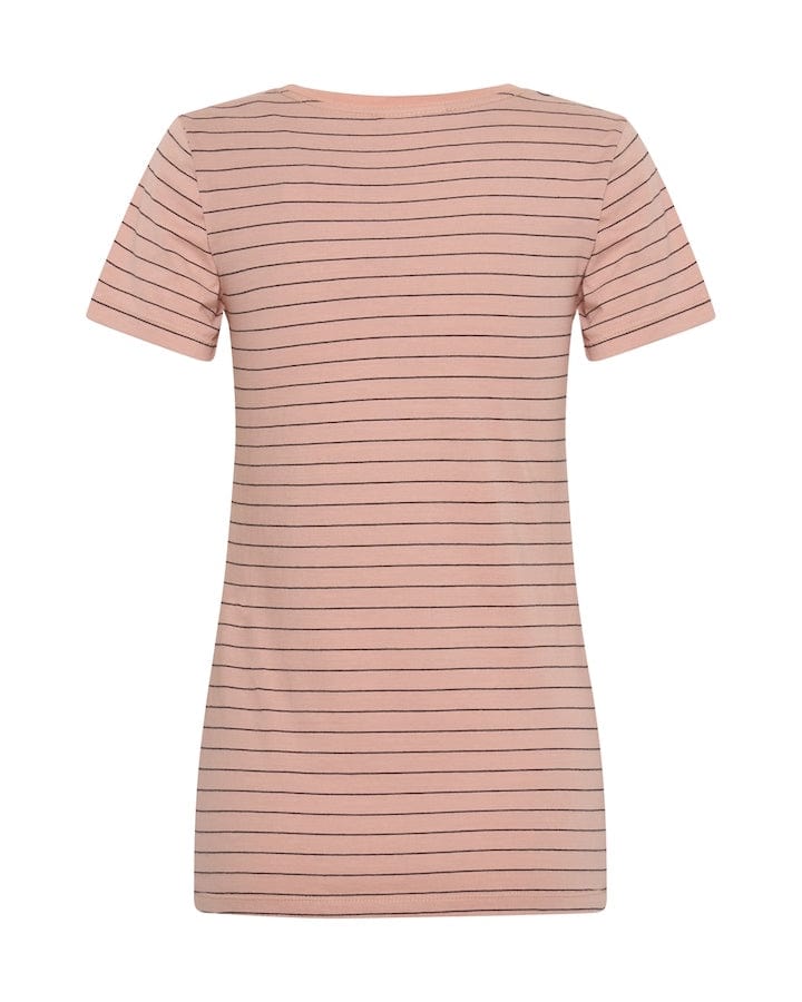 One Teaspoon Bower Bird Embroidered Logo Fitted Tee T-Shirts - Womens