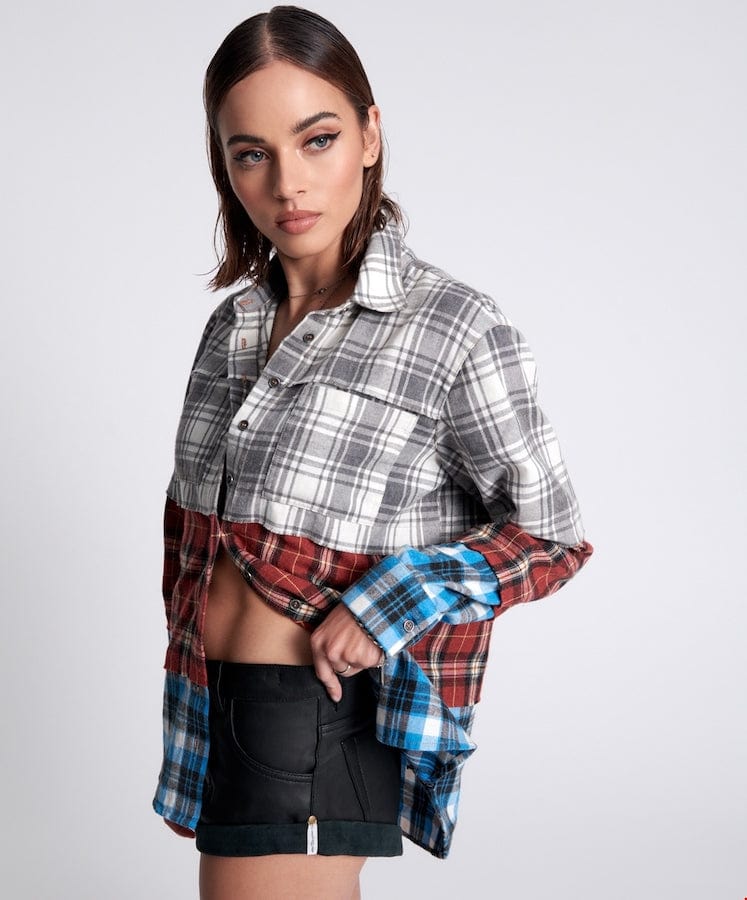 One Teaspoon Indecision Flannel Shirt Shirts - Womens