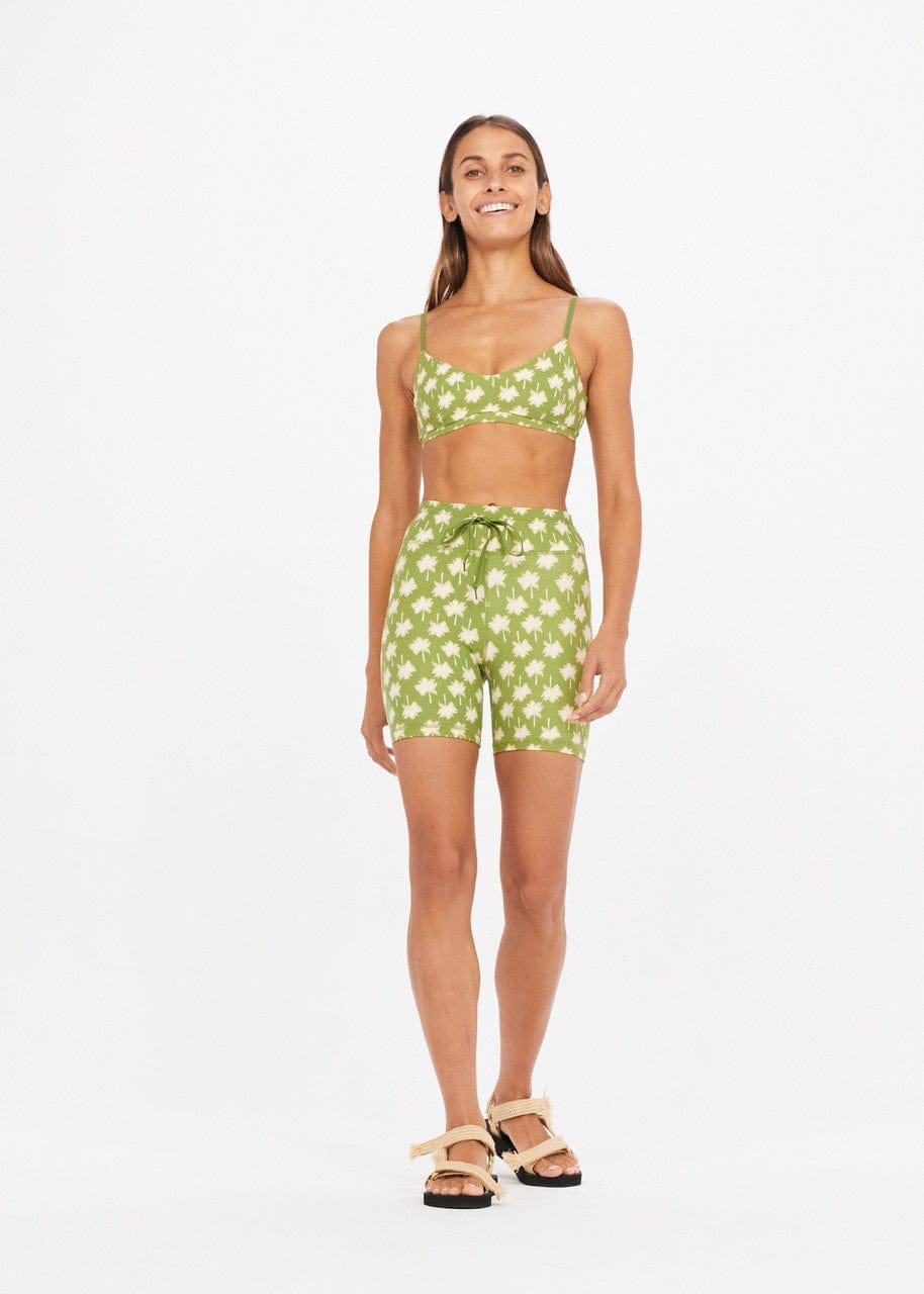 The Upside Loulu Spin Short - Kiwi Palm Bike Shorts
