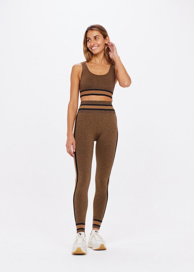 The Upside Marle Seamless Midi Pant - Cinnamon Leggings