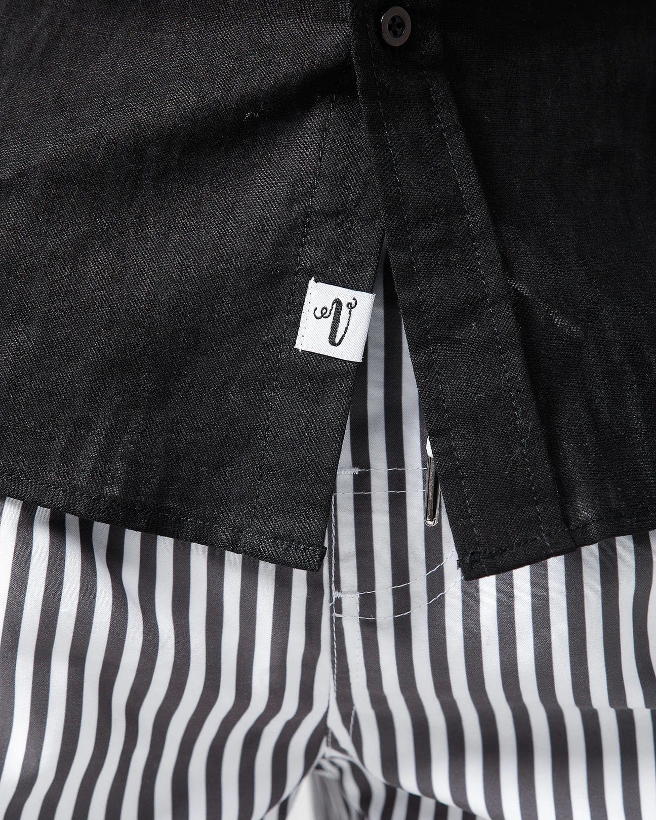 Vacay Swimwear Linen Shirt - Black Shirts - Mens