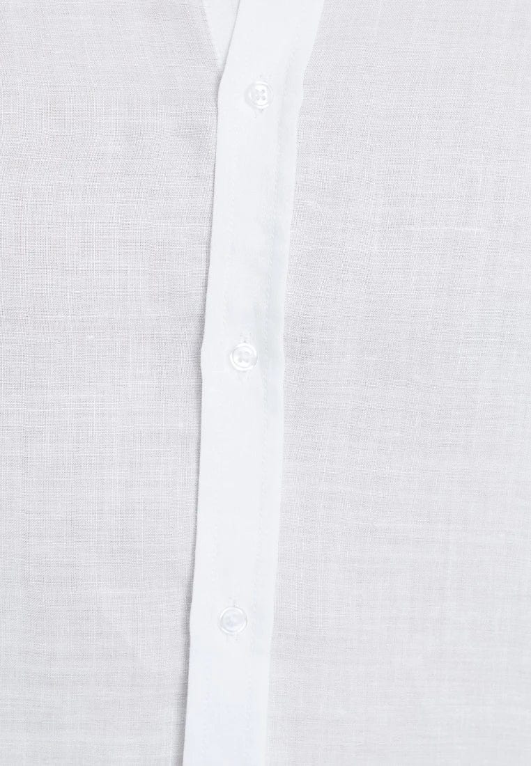 Vacay Swimwear Men's Linen Shirt White Shirts - Mens