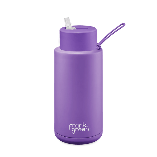 Frank Green Limited Edition Ceramic Reusable Bottle - 34oz/1000ml Cosmic Purple Drink Bottles