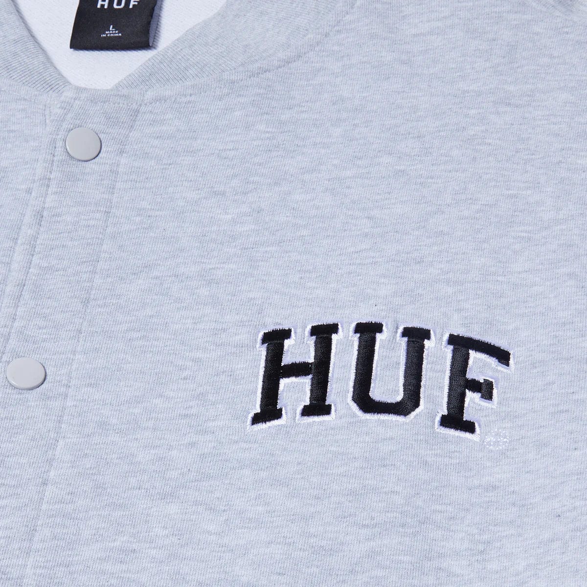 HUF Athletic Cardigan - Heather Grey Jackets