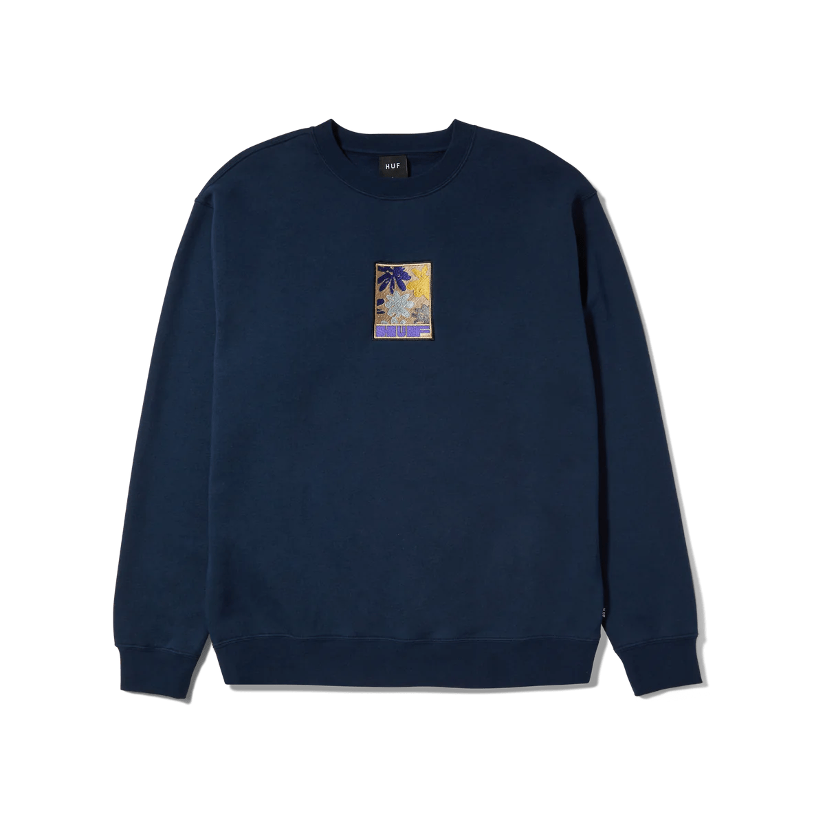 HUF Morning Glory Crewneck - Navy Crewnecks