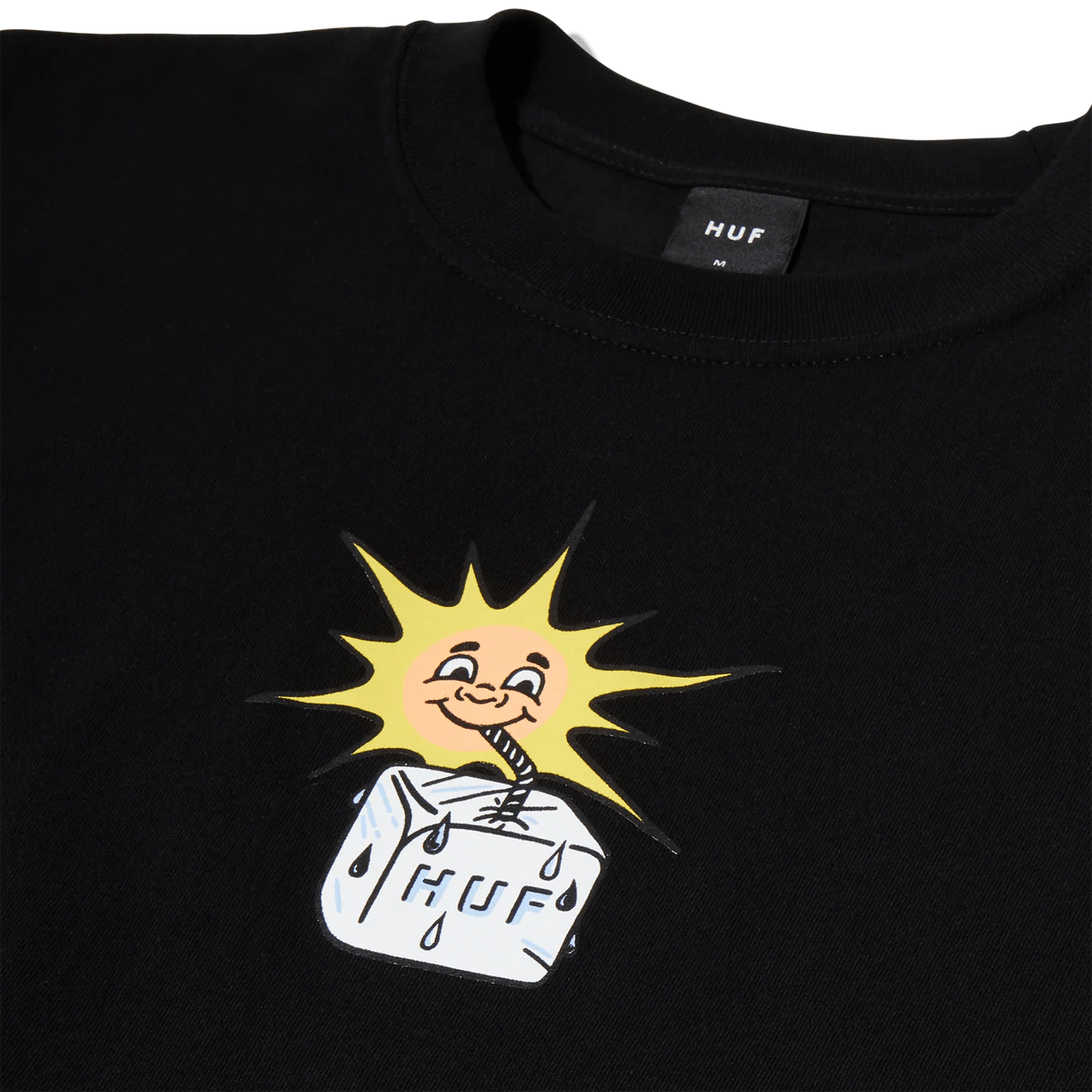 HUF Sippin Sun T-Shirt - Black T-Shirts