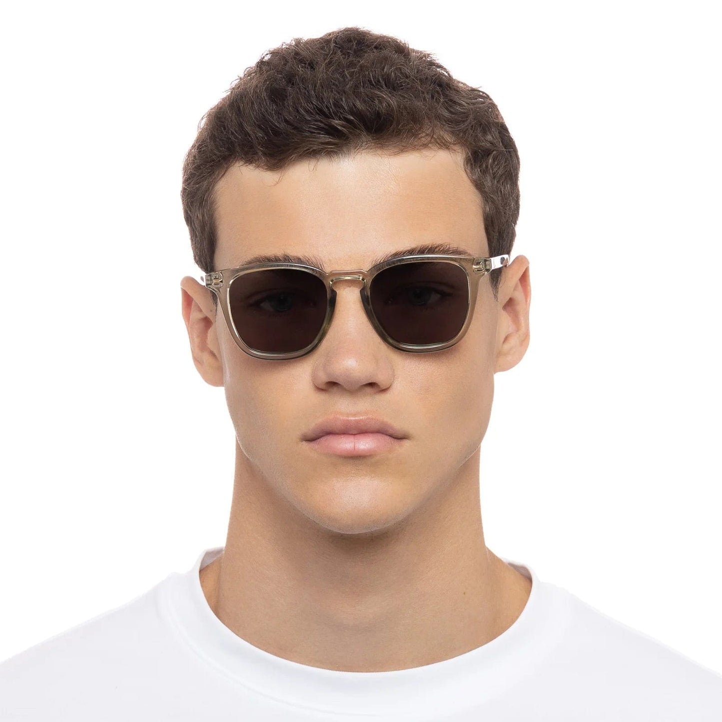 Le Specs No Biggie Eucalyptus Sunglasses