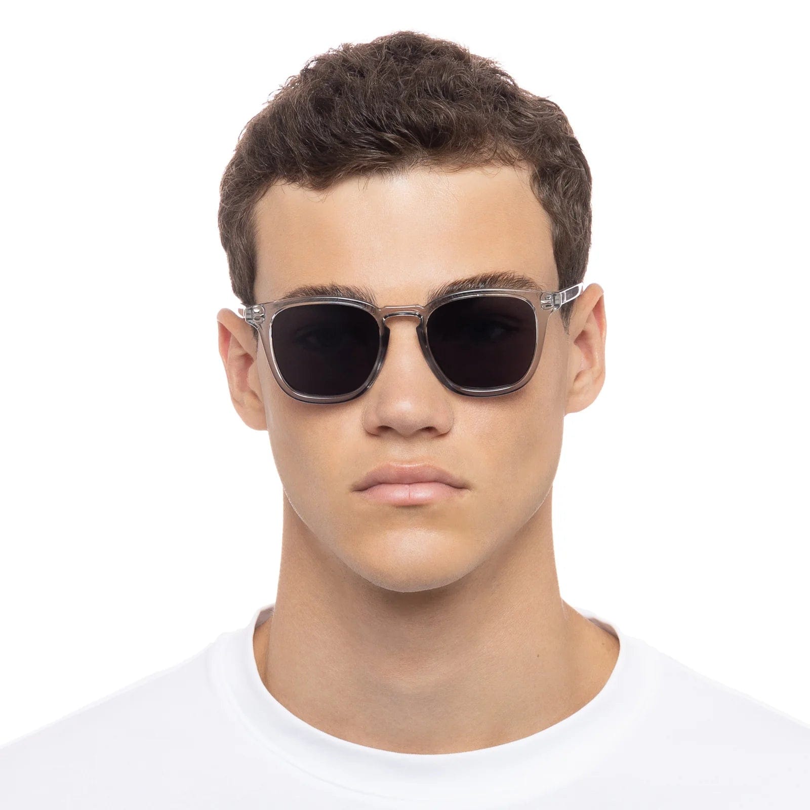Le Specs No Biggie Pewter-Smoke Sunglasses