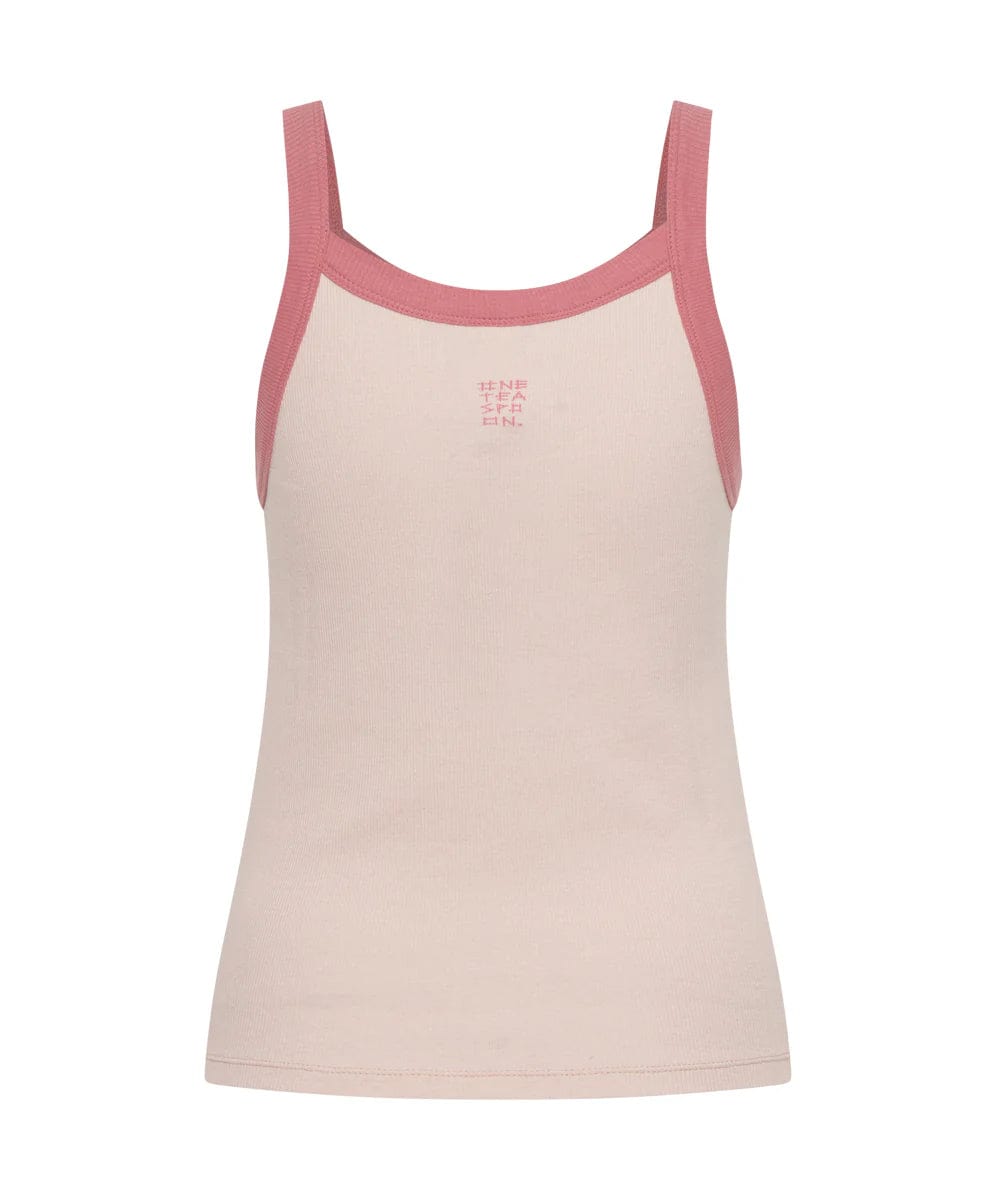 One Teaspoon Retro Amie Cotton Rib Singlet Tanks