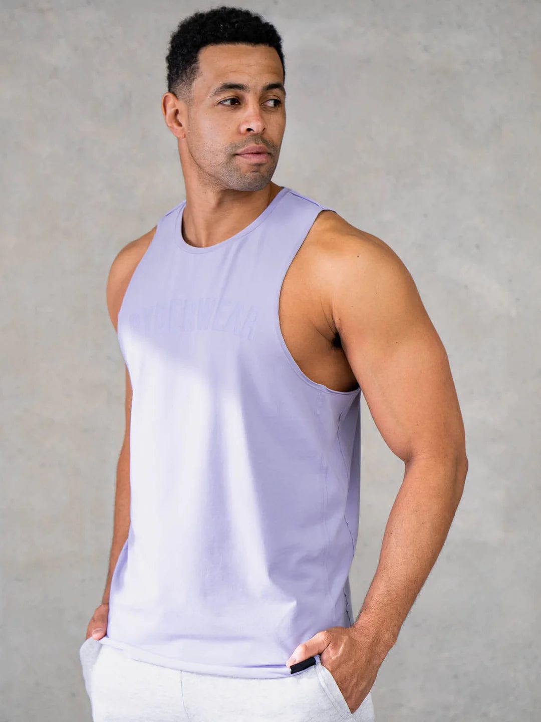 Ryderwear Force Baller Tank Lavender Muscle Tanks