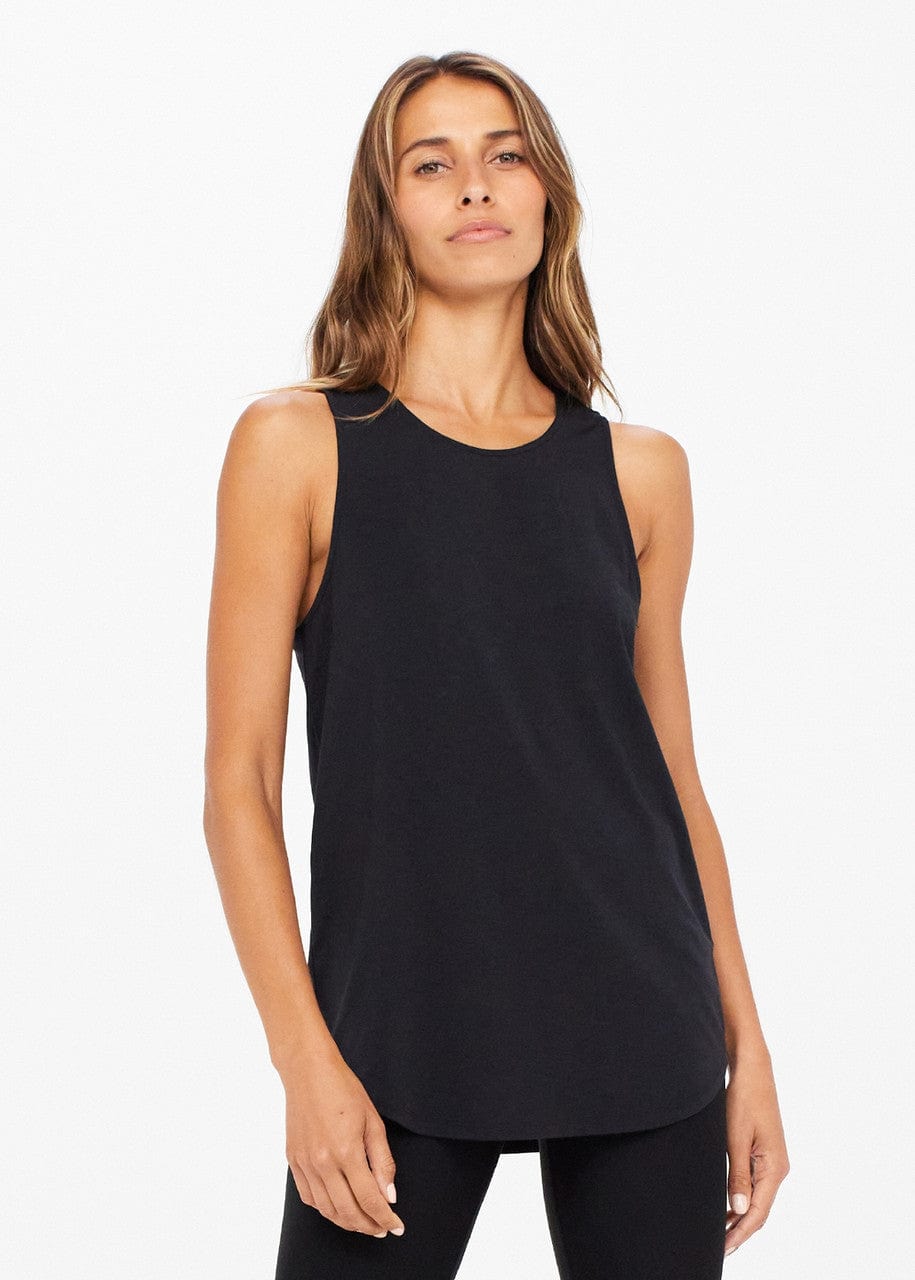 The Upside Dry Release Markova Tank - Black Tanks