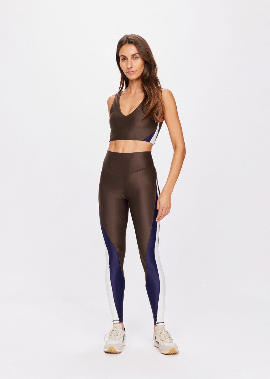 The Upside Icon 28In High Rise Pant - Chocolate Leggings