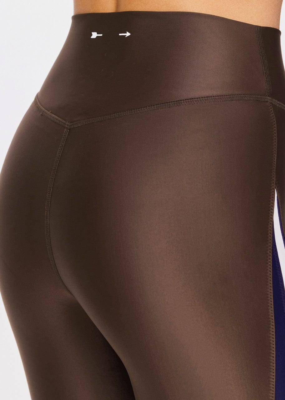 The Upside Icon 28In High Rise Pant - Chocolate Leggings