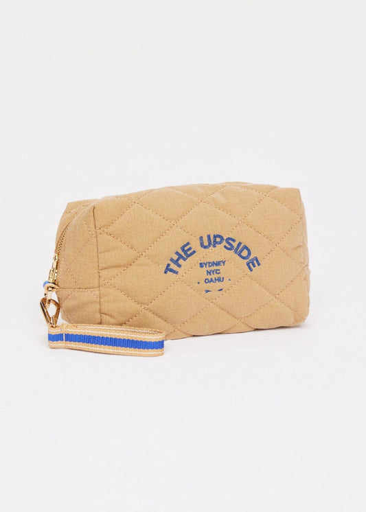 The Upside Jetset Cosmetic Pouch in Sand Bags