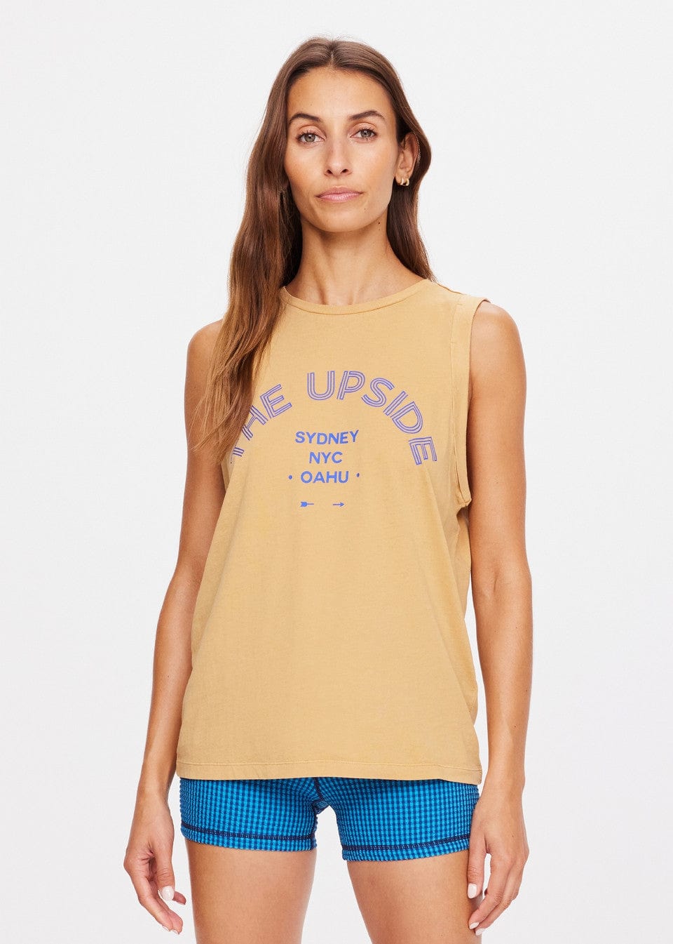 The Upside Jetset Jeet Tank - Sand Muscle Tanks