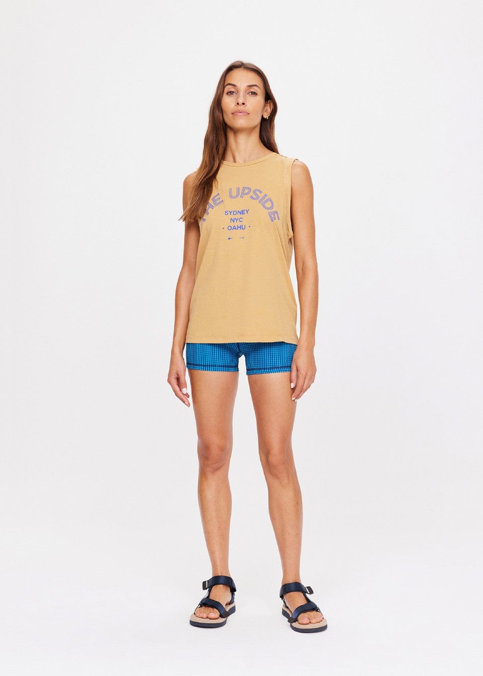 The Upside Jetset Jeet Tank - Sand Muscle Tanks