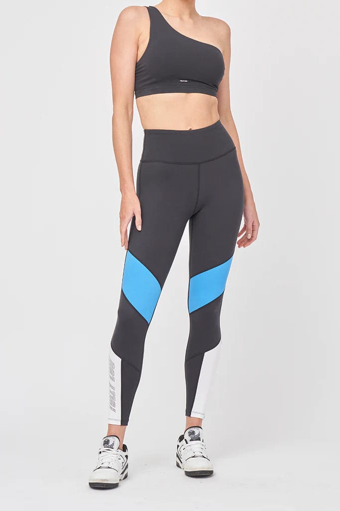 Tully Lou Compression Wide Waistband Moto Leggings