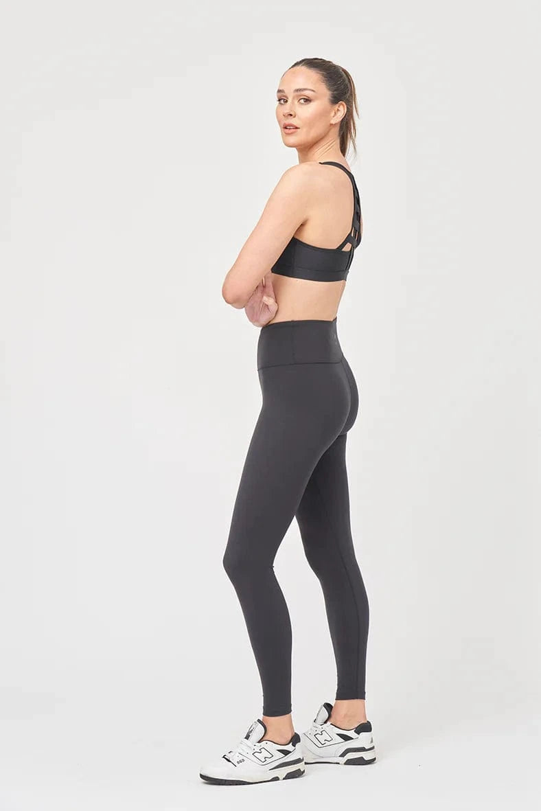 Tully Lou New Pocket Compression Active Pant Wide Waistband Leggings