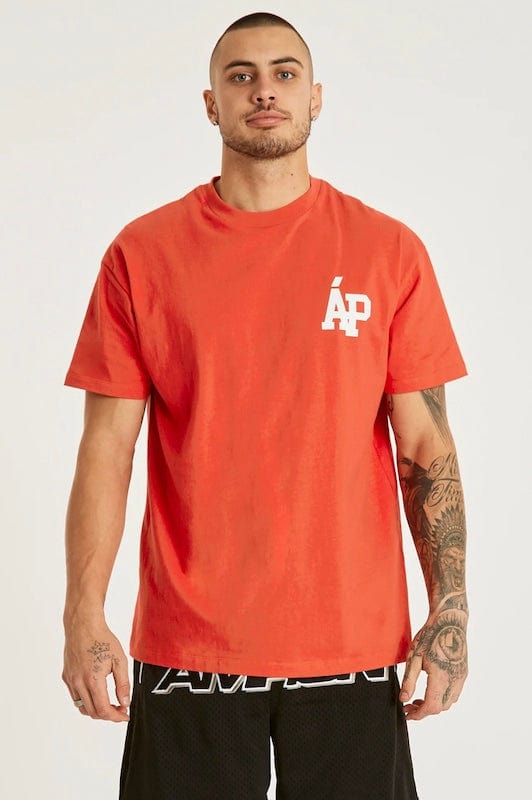 Américain Paris Hallowell Oversized T - Shirt Red T-Shirts