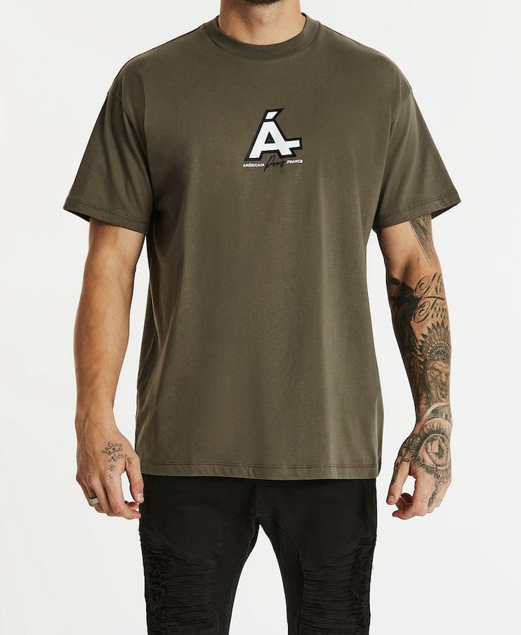 Américain Paris Maine Oversized Tee - Agave Green T-Shirts