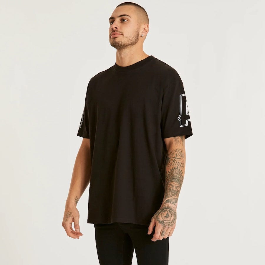 Américain Paris Sidney Box Fit T-Shirt Black T-Shirts